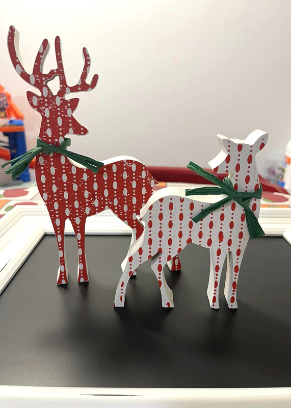 Reindeer designed and made by Bella Murphy. Photo by Bella Murphy
